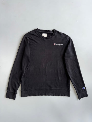 Champion Script Logo Crewneck Sweatshirt (M)
