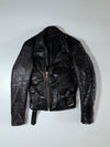 Vintage Hein Gericke Black Leather Biker Jacket  (M)