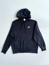 Nike Black Essential Swoosh Hoodie – Size (L)