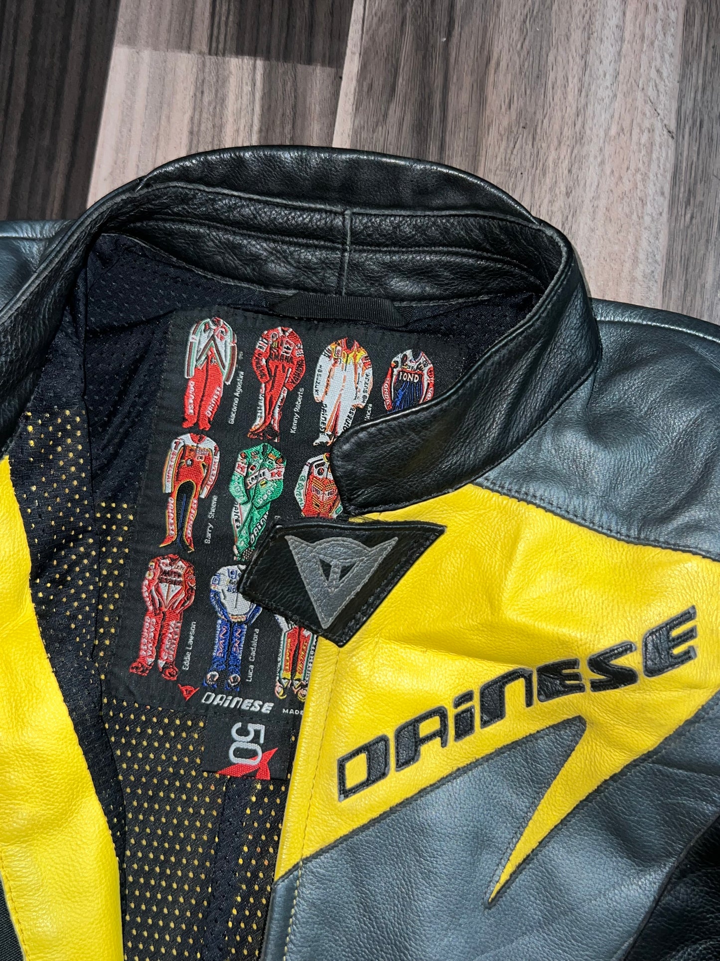 ZDAINSE Original Leather Biker Jacket (RARE) with padding (S)