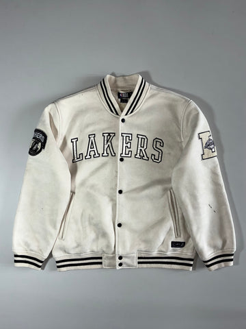 NBA Los Angeles Lakers Varsity Jacket – Off-White (XL)