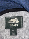 Roots Vancouver Canada Beaver Logo Colorblock Hoodie – Navy/Grey (S)