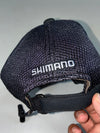 Shimano Nexus White Black Gold Embroidered Fishing Cap – Mesh Back with Hat Clip Cord (Adjustable)