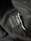 FLM Black Polar Fleece Zip Jacket – Red Trim & Zippers (XL)