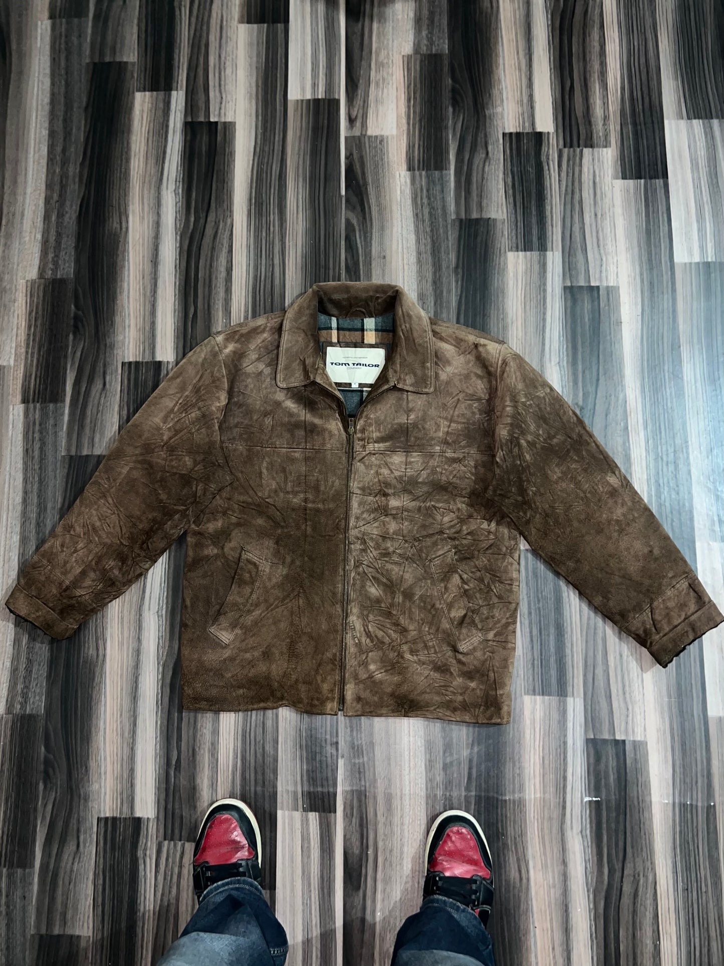 Z*TOM TAILOR* Original Sued Leather Jacket (XL/2XL)