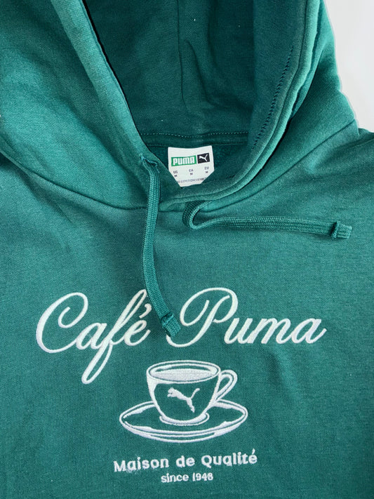 Puma  Cafe Puma Graphic Pullover Hoodie (XL)