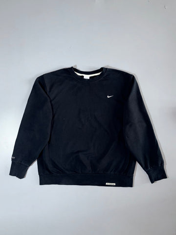 Nike Dri-Fit Black Crewneck Sweatshirt (2XL)