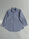 Ralph Lauren Vermouth Striped Button-Down Shirt  Navy/White