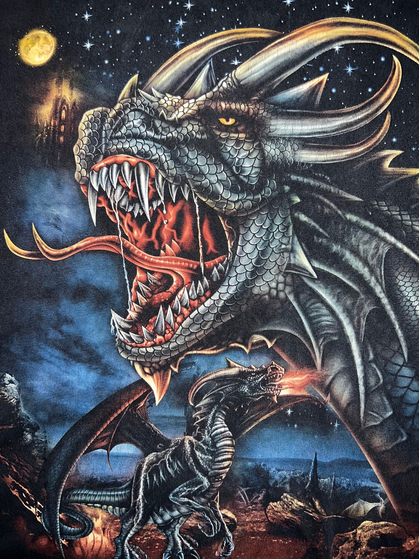 !                                                                        Big dinosaur 🦖 Rare Vintage tee(L/Xl)