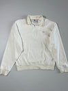 Adidas Originals Trefoil Quarter-Zip Terry Sweatshirt – Cream White (M)