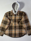 Field & Stream Hooded Quilted Flannel Shirt Jacket Heavy (XL)