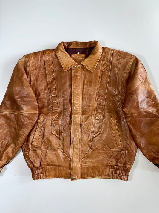 Premium Original Pure Leather Jacket (2XL)