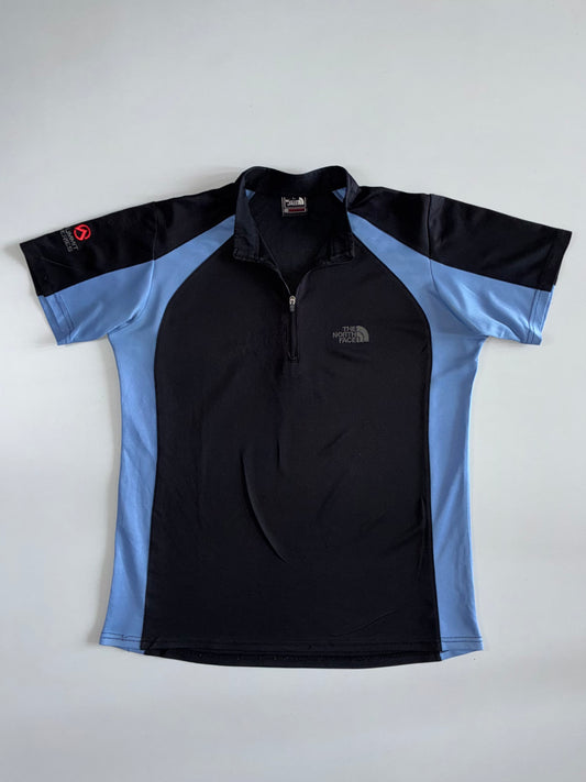 The North Face | Summit Series Half-Zip Performance Tee | Black & Blue (S/M)