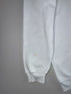 Adidas Originals White Oversized Trefoil 3-Stripes Graphic Sweatshirt(L)