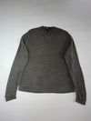Polo Ralph Lauren V-Neck Cotton Sweater – Grey  (2XL)