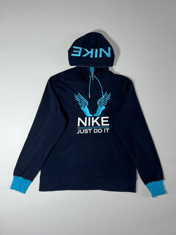 Nike | Just Do It Graphic Hoodie Navy (XL)