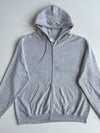 Champion Authentic Heather Grey Zip-Up Hoodie – (2XL/3XL)