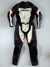 Dainese Tricolor Racing Leather Suit (Knee Padded / Back Hump) (Jacket Size :XS) (W:28|L:37)