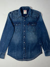 Vintage Levi's Medium Wash Western Denim Shirt (S)