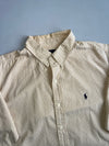 Ralph Lauren Yellow Tattersall Check Shirt (XL)