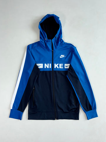 Nike Spell-Out Hooded Track Jacket – Royal Blue/Navy (S)