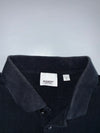 Burberry | TB Monogram Equestrian Knight Piqué Polo Black (S)