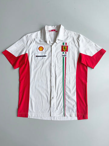 Vintage Puma x Scuderia Ferrari Team Shirt – White/Red(XL)