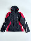 Spyder Black & Red Hooded Ski Jacket (S)
