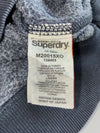 Superdry Embossed Logo Crewneck Sweatshirt – Charcoal Grey (S)
