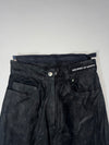 BMW The Spirit of Touring Sevilla Black Nubuck Leather Pants (W:26) (L:42)