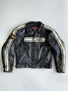 Original Ducati By Dainese Pure Italian Leather Racing Jacket Ducati Meccanica Bologna Patch (Paded) Size (S/M)