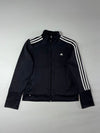 Vintage Adidas Black 3-Stripes Track Jacket  (S)