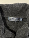 Vintage 90s Polo by Ralph Lauren Charcoal Polo Collar Knit Sweater (M)