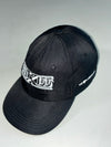 TXT Gothic Logo Embroidered Black Nylon Cap (Adjustable)