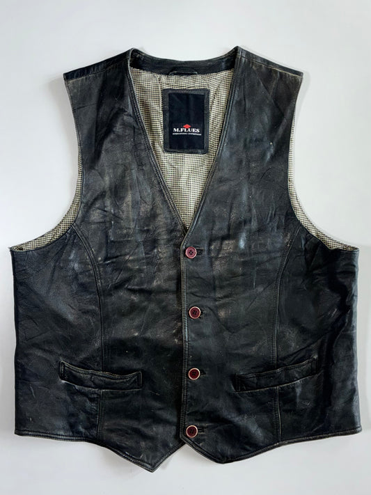 M. Flues Premium Original Leather Vest (L)