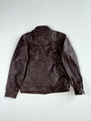 The Dark Brown Leather Jacket (S)