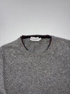 Moncler Grey Wool Crewneck Knit Sweater (S)
