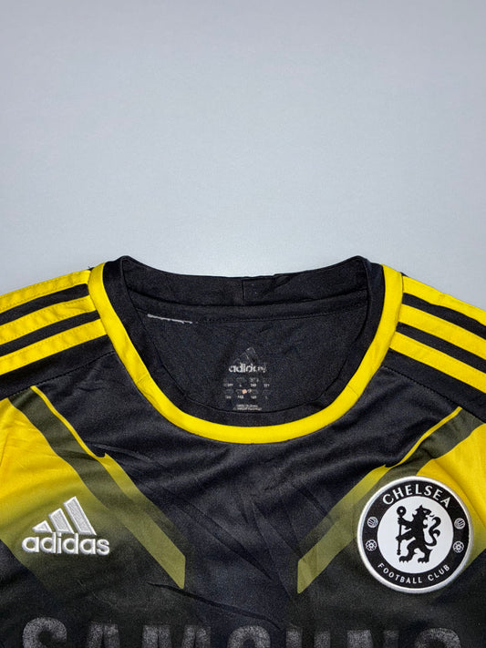 Adidas Chelsea FC 2012/13 Third Kit Climacool Football Jersey — Black/Yellow (S/M)