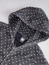 DC Shoe Co. Black Polka Dot Zip Hoodie (M)