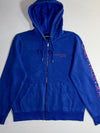 Calvin Klein Jeans | Royal Blue Sleeve Logo Zip-Up Hoodie (S)