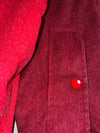 Nike “6-0” Varsity Hooded Bomber Jacket  Burgundy/Red (XL)