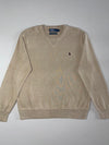 Polo by Ralph Lauren Beige Crewneck Sweatshirt (L)