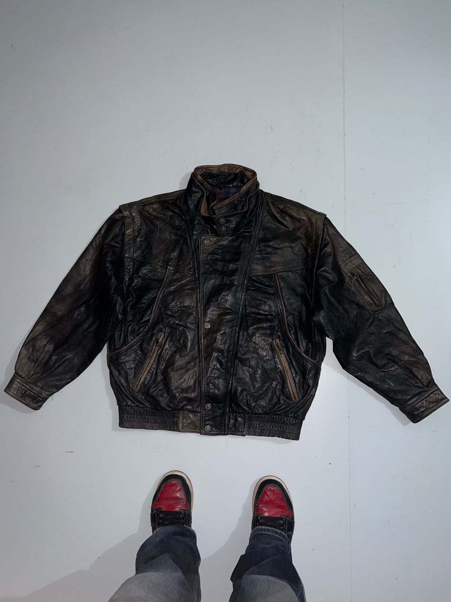 *Detachable Arms Super Premium Original Leather (XL)
