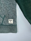 Roots Kids Two-Tone Green Zip Hoodie (XS)