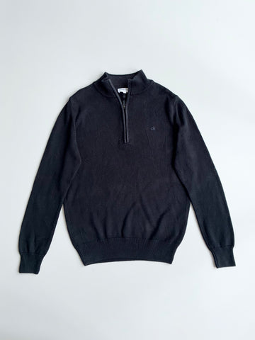Calvin Klein Golf Quarter-Zip Sweater – Black (M)