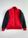 Nike Reversible Varsity Bomber Jacket – Red/Black Quilted (L)