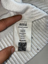Ami Paris White Ami de Coeur Crewneck Sweater (XL)