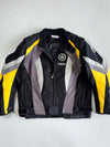 Yamaha Motorrad Vintage Textile Motorcycle Paded Jacket With Detachable Arm (XL)