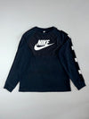 Nike Big Swoosh Long Sleeve Tee Black (L/XL)