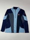 Black Yak Extreme Peak Colorblock Quarter-Zip Pullover – Navy & Blue (M)
